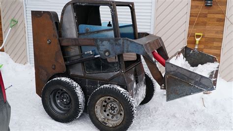 build your own skid steer attachments|homemade land plane skid steer.